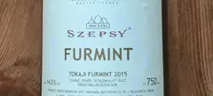Szepsy Pince: Szepsy Furmint 2015 című cikk borítóképe